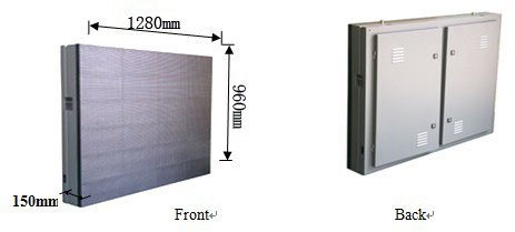 Дисплей высокой яркости P20 крытый водить периметром на стадион 1280mm * 960mm