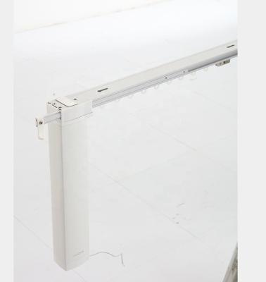 Metal Polish Electric Curtain Tracks , Adjustable Curtain Rails For Decoration