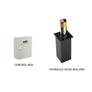 IP68 K12 324mm Diameter Hydraulic Automatic Rising Bollards for High Security Areas