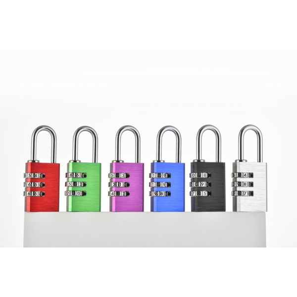 Durable 3-Digit Password Aluminum Combination Padlock Safe Lock and Code Passcode Digital Candados Type Passcode Lock