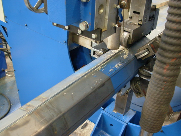 Steel Street Light Pole Production Line Automatic Round 12M Length