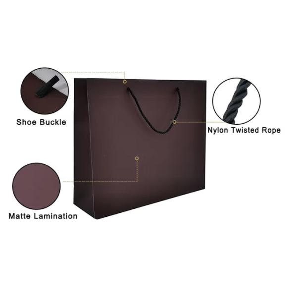 XL Packaging Premium Gifting Experiences Brown Luxury Shopping Tote Bags Large Paper Gift Bags With Logo Minimalist Design Textured Finish  Versatile For Fashion Beauty Home Decor