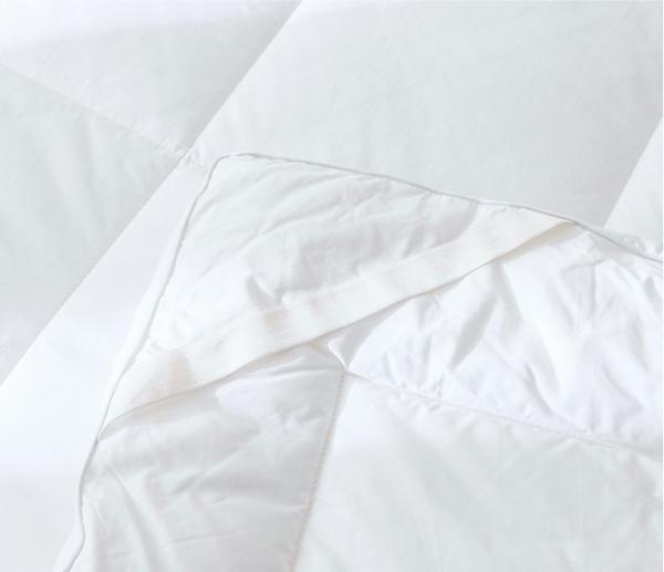 White Cotton Thick Mattress Topper Organic Waterproof Mattress Protector With Elasticized Corners