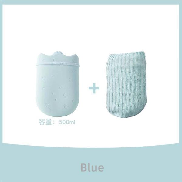 Прозрачная мягкая силиконовая бутылка с горячей водой для облегчения боли в пояснице спины шея плечи Theopy