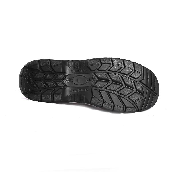 Embossed Cow Leather Upper Anti-slip Low-profile Work Boots With Comfortable EVA Insole