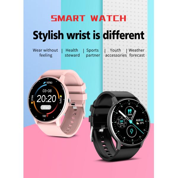 контроль сна тренировки Smartwatch касания 1.28inch IPS 240*240 полный
