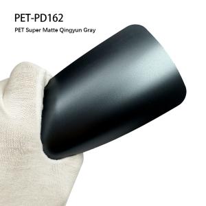 PET-PD162 PET Super Mat Qingyun Gris Film de coffrage pour voiture Vinyle 1,52