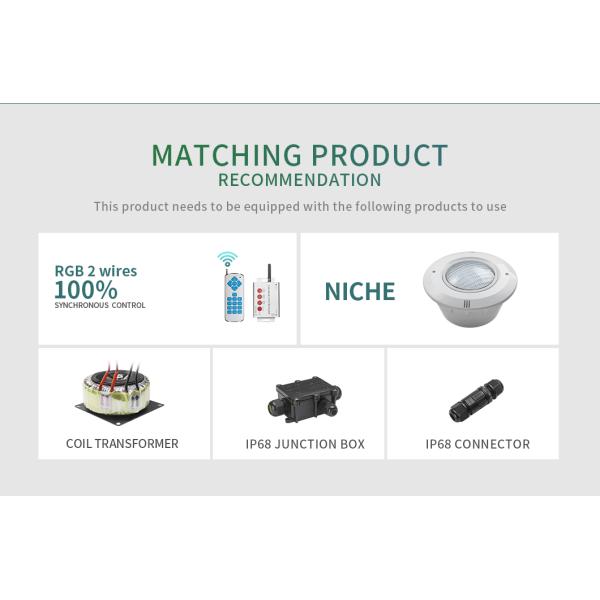 Анти- ультрафиолетовый бассейн нержавеющей стали освещает управление 130LM 18W 1560ma одновременное