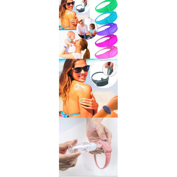 Многоразовый Wristband дезинфицирующего средства руки силикона