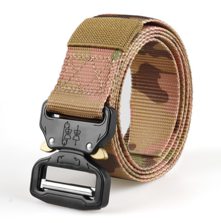 Cobra Tactical Belt, Nylon-Style Woven Belt , Multi-Function Training Belt For Men , Outdoor Versatile Belt
