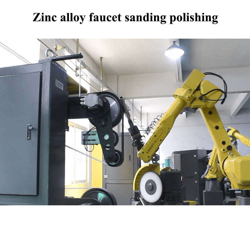 Robotic Polishing Machine for Faucet Sanitary Ware Automatic Zinc Faucet Buffing Grinding Equipment Line