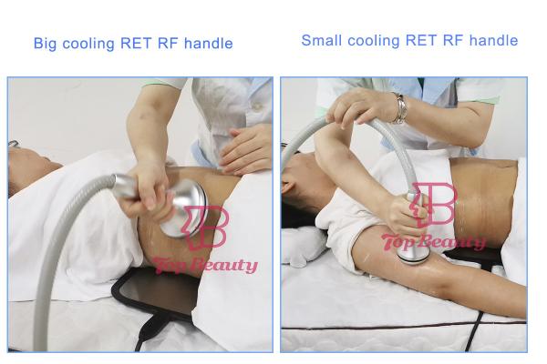 Ice Ret Cet Rf Skin Tightening Face Lift Machine Stationary