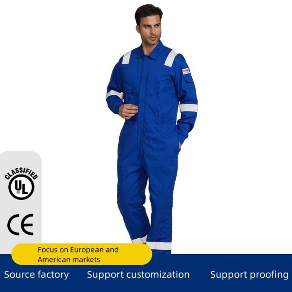 Flame Retardant Coverall Workwear Coverall Working Uniform Full Cotton Customizable