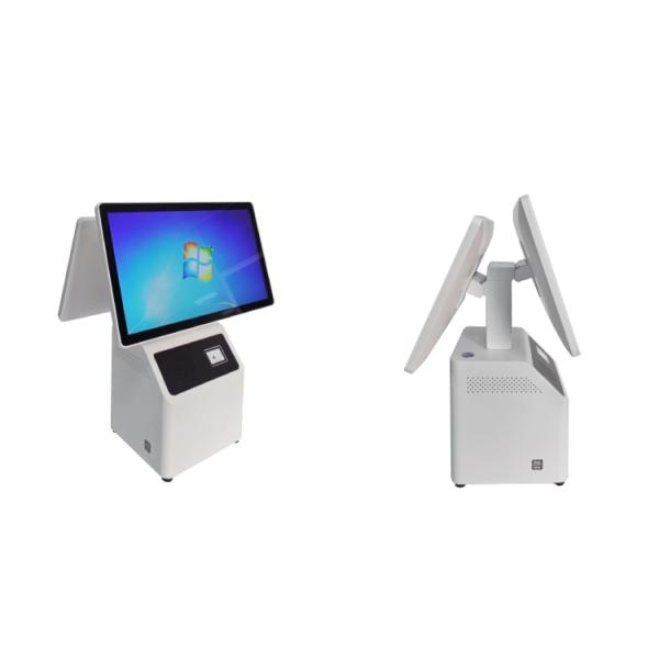 15.6'' Touch Screen POS System with Built-in 1D/2D Scanner in Black or White