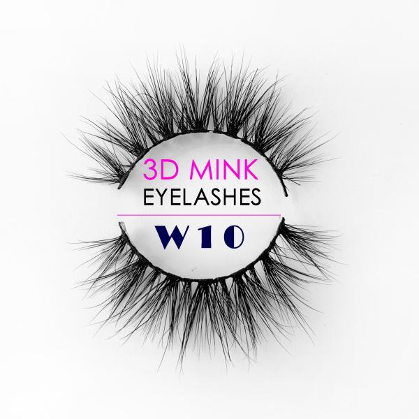 25mm Length Individual False Eyelashes Natural Black Color Custom Logo