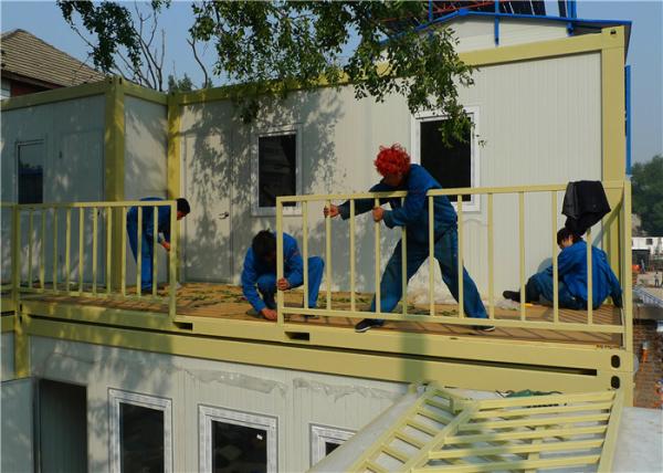 Escritório pré-fabricado transportável extensivo do local do anti terremoto