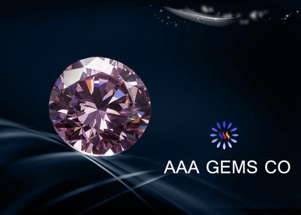Created Round Moissanite Loose Stones , 6mm Sythetic Moissanite Diamond OEM / ODM