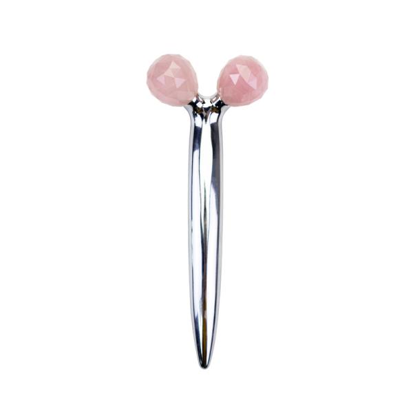14.5cm Crystal Aventurine 3D Y Shape Massage Roller Plumps Skin Cells