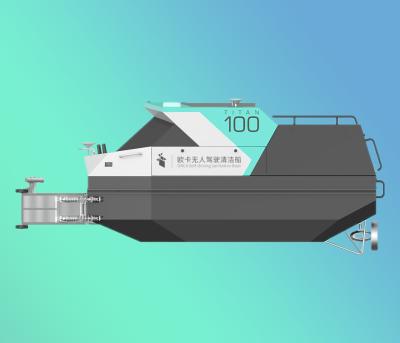 Long Range USV Unmanned Surface Vehicle Boat With Extension Arm 430kg