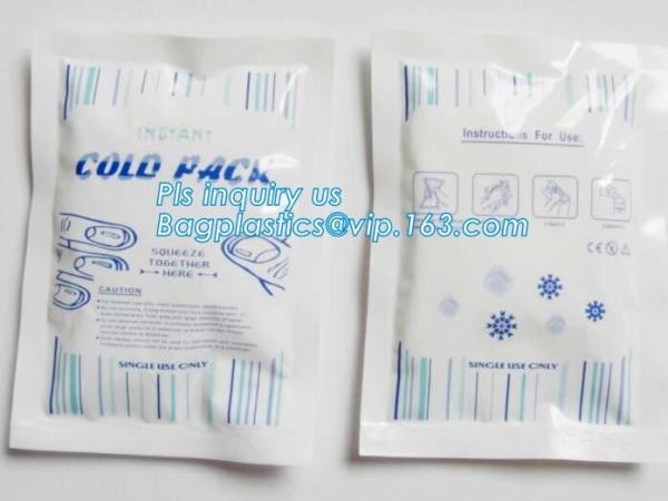 Sports Medicine Ice Bags, Flexible Ice Pack, Easy Seal Ice Cube Bags, Cool Bags & Ice Packs, First Aid Ice Pack, bagease