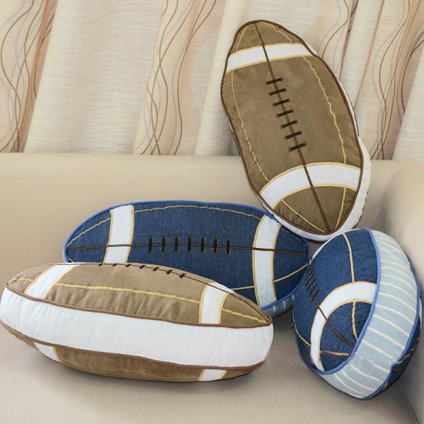 100% Cotton Personalized Fashion Gifts Embroidered Patchwork American Football