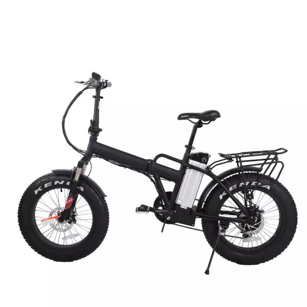 20-Inch*4.0 Foldable Fat Tire E-Bike with 48V 750W Electric Motor and End Folding Design