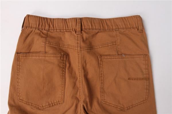 Casual Cuffed Hem Ladies Chino Pants 	98% Cotton 2% Elastane