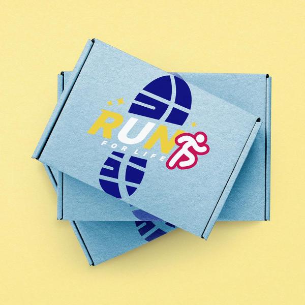 Custom Logo Printed Foldable Blue Thick Cardboard Paper Shipping Boxes for Clothes Shoes