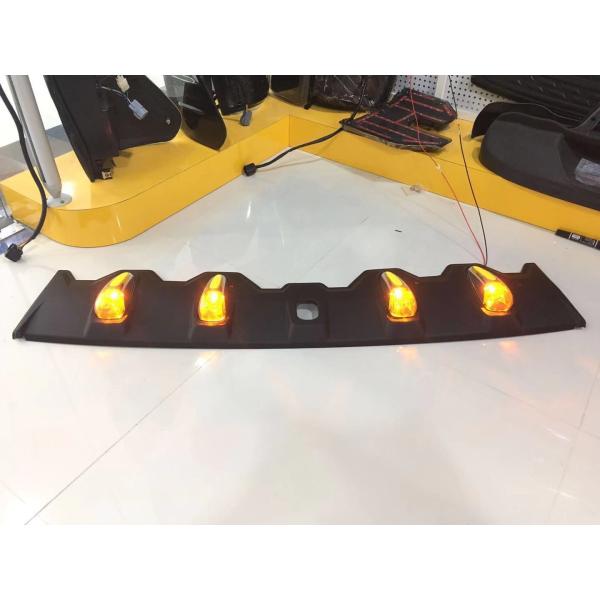 Auto ABS Material LED Front Roof Spoiler For Toyota Hilux Revo 2015-2016