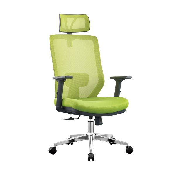 Swivel Mesh Ergonomic Office Task Chair Headrest Adjustable With Lumbar Support