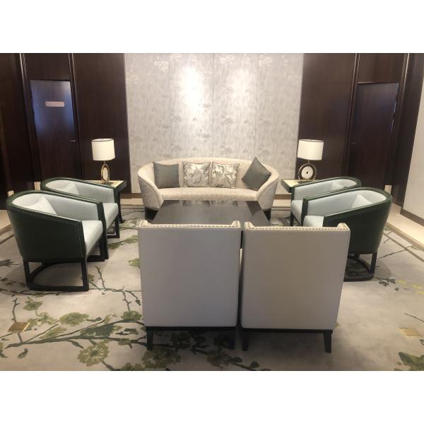 Modern Style Hotel Lobby Leisure Furniture Set Including Sofa Leisure Chair Coffee Table