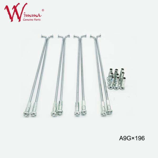 Motorcycle Spoke Set With Nipples Wholesale High Quality A9G 196mm Length Dirt Bike