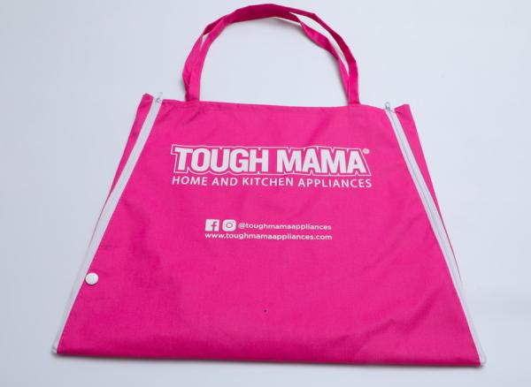 Multifunctional 35% Polyester Fabric Handbag Shopping Bag Foldable As Apron