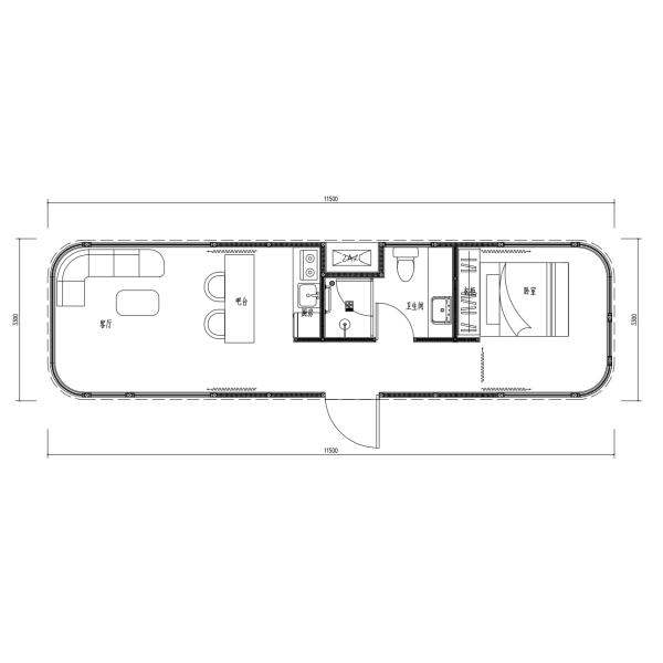 Famille d'accueil Capsule spatiale Hôtel mobile Capsule spatiale intelligente Maison