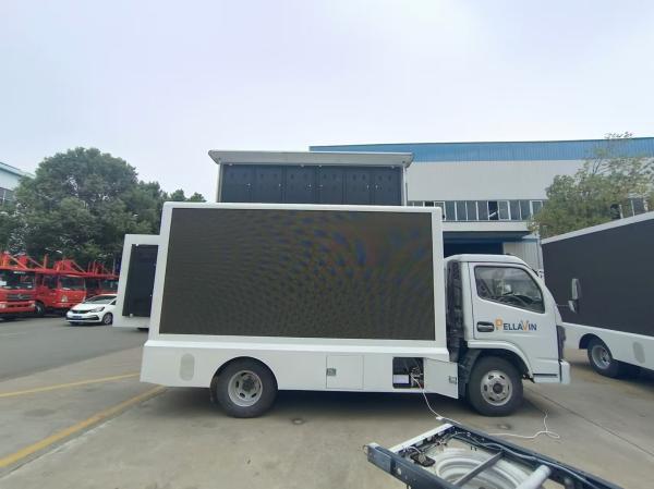 Led Mobile Advertising Vehicle 1500ml Replacement 3 Sides P4 Led Advertising Promotion Truck