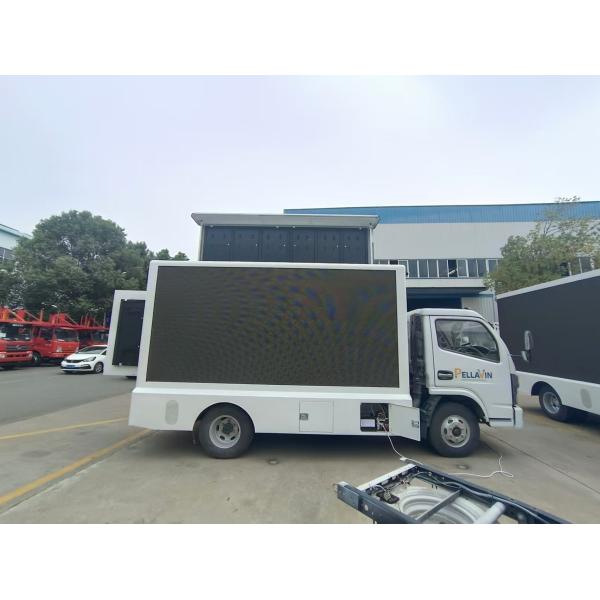 Led Mobile Advertising Vehicle 1500ml Replacement 3 Sides P4 Led Advertising Promotion Truck