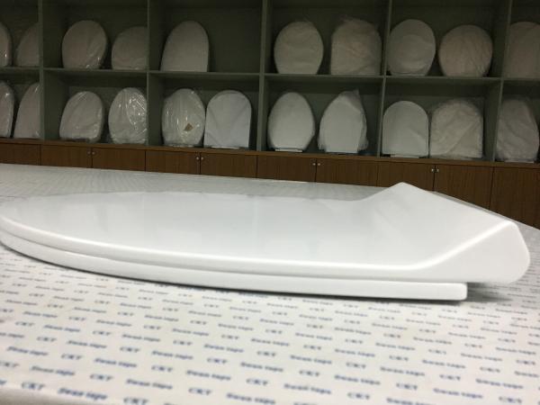 Slow Down Universal Toilet Seat Cover Plate With Round Oval Slim Shaped