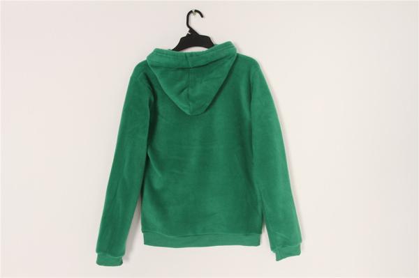 100% Polyester Children's Winter Clothes Green Blue Kids Hoodies With Strings