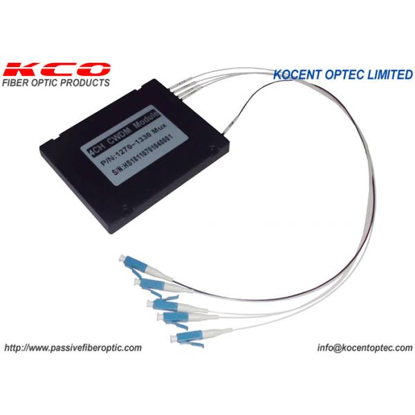 Mux Demux CWDM Fiber Optic Multiplexing 8 Channels 1271nm~1611nm Length-wave LC