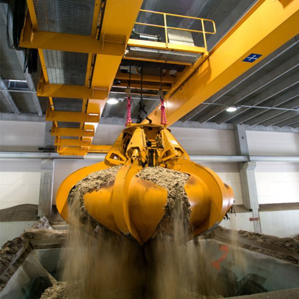 5T 16T Double Girder Overhead Crane Two Purpose Bridge Crab Hook For Warehouse