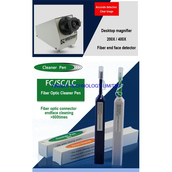 ST FC LC SC 2.5mm Optical Fiber Connector End-Face Cleaning Pen, One-Click Cleaner Pen 800 Times