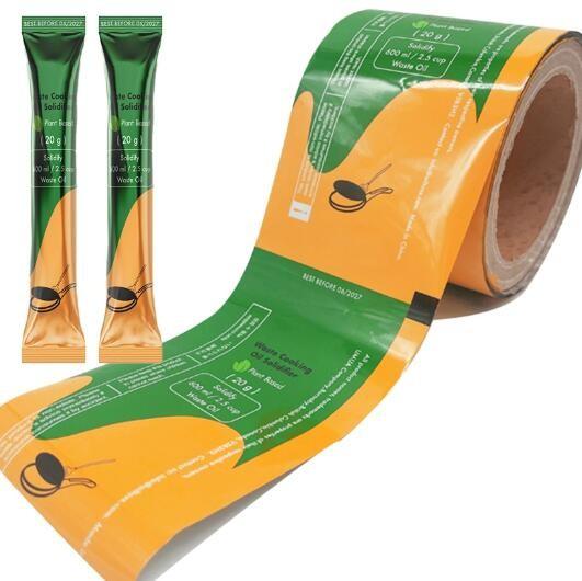 Customized  printing 110mic.100mic pet+al+pe film on roll for  Food Packaging  Bag
