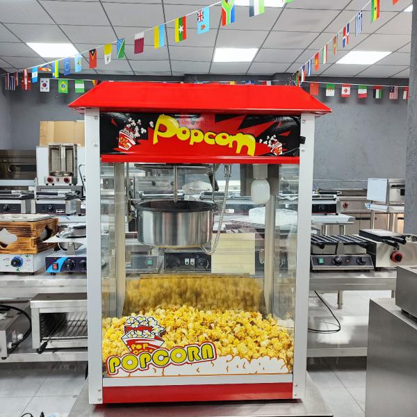 Нержавеющая сталь Коммерческая карамельная машина для производства попкорна