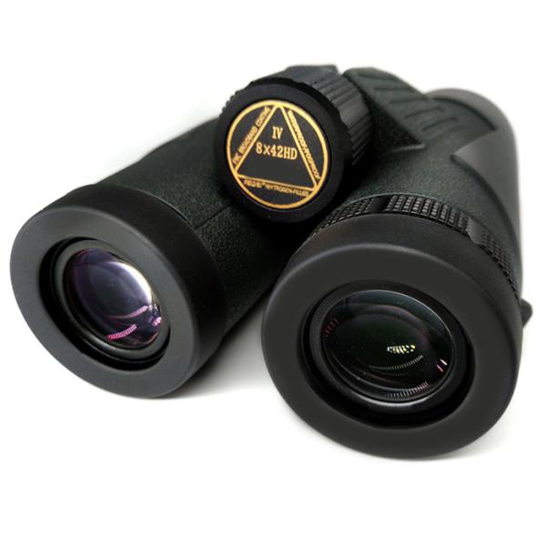 Anti Reflective Phase HD Roof Prism Binoculars Coating Magnesium Alloy With Rotated Eyecups