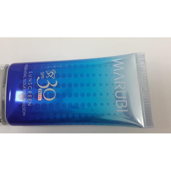 Плоская овальная трубка с покрытием алюминиевой трубки для BB и CC крема, ярко блестящая красочная упаковочная трубка