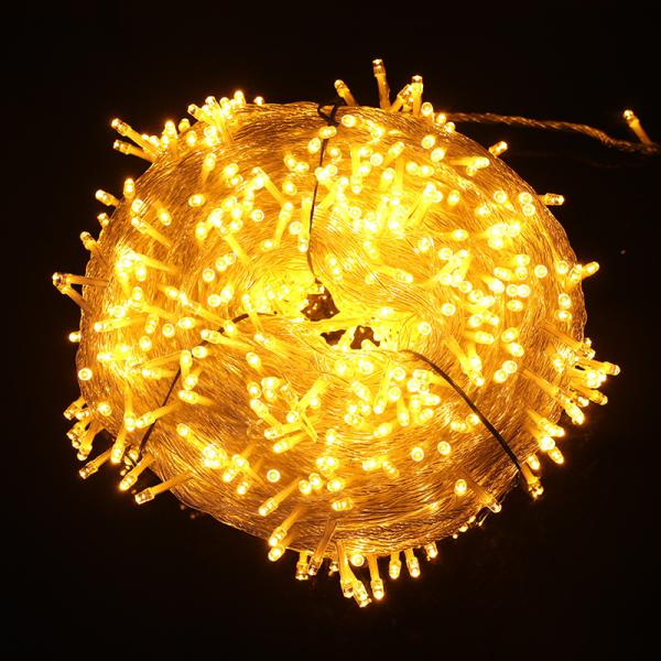 Outdoor Waterproof 300m Purple LED Fairy Lights String Garland for Christmas Holiday Decoration
