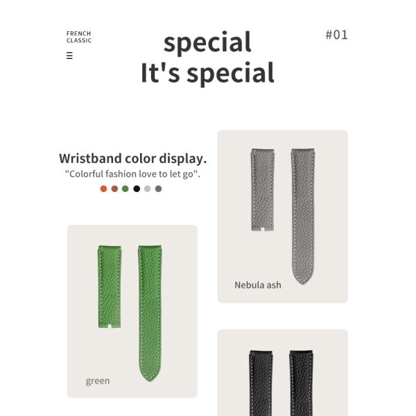 20мм кожаные ремни для часов Замена для Samsung GaLaxy Watch 4 Запястье Подарочный аксессуар