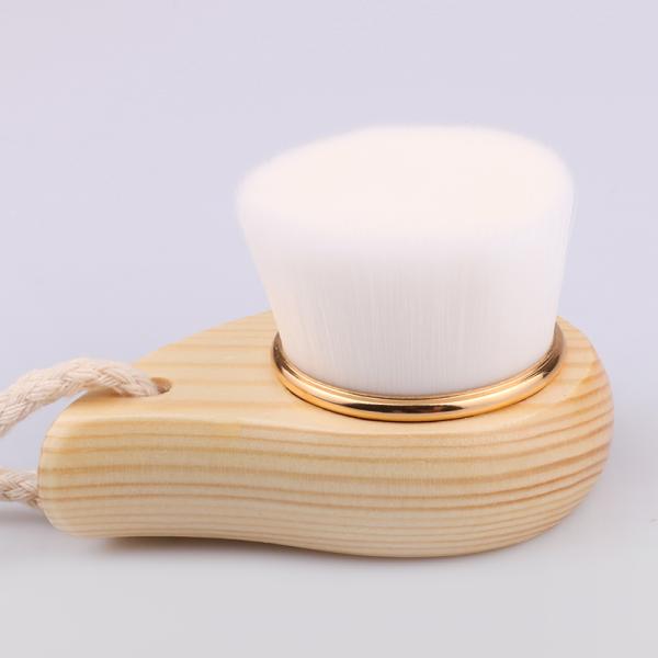 130g Wooden Exfoliating Brush Wood Face Brush For Makeup Removal