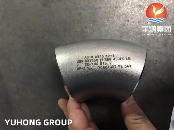 ASTM A815 WP31803/ WPS32750 / WPS32760 DUPLEX STEEL BUTT WELD FITTING ASTM A403 FITTING , ASME B16.9