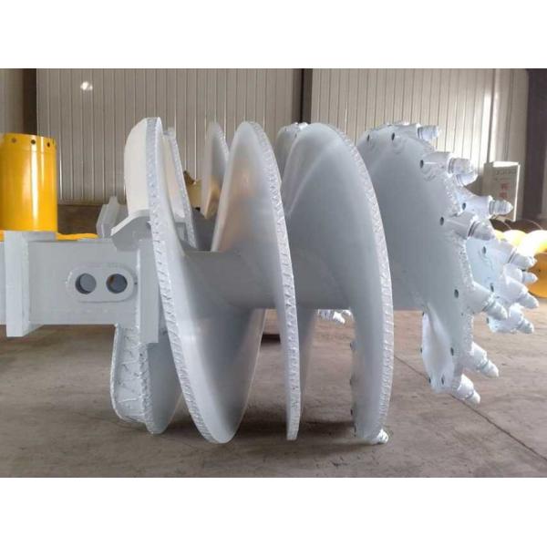 Rotary Drill Bullet Teeth Conical Drilling Auger 600mm 3000mm Piling Rig Spare Parts